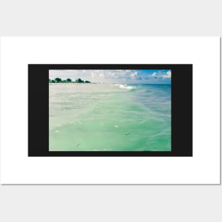 Caribbean Blue Sea Posters and Art